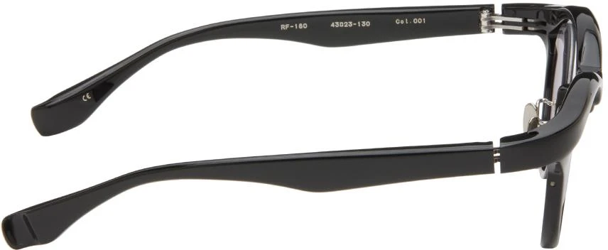 FACTORY900 SSENSE Exclusive Black RF-180 Sunglasses 2