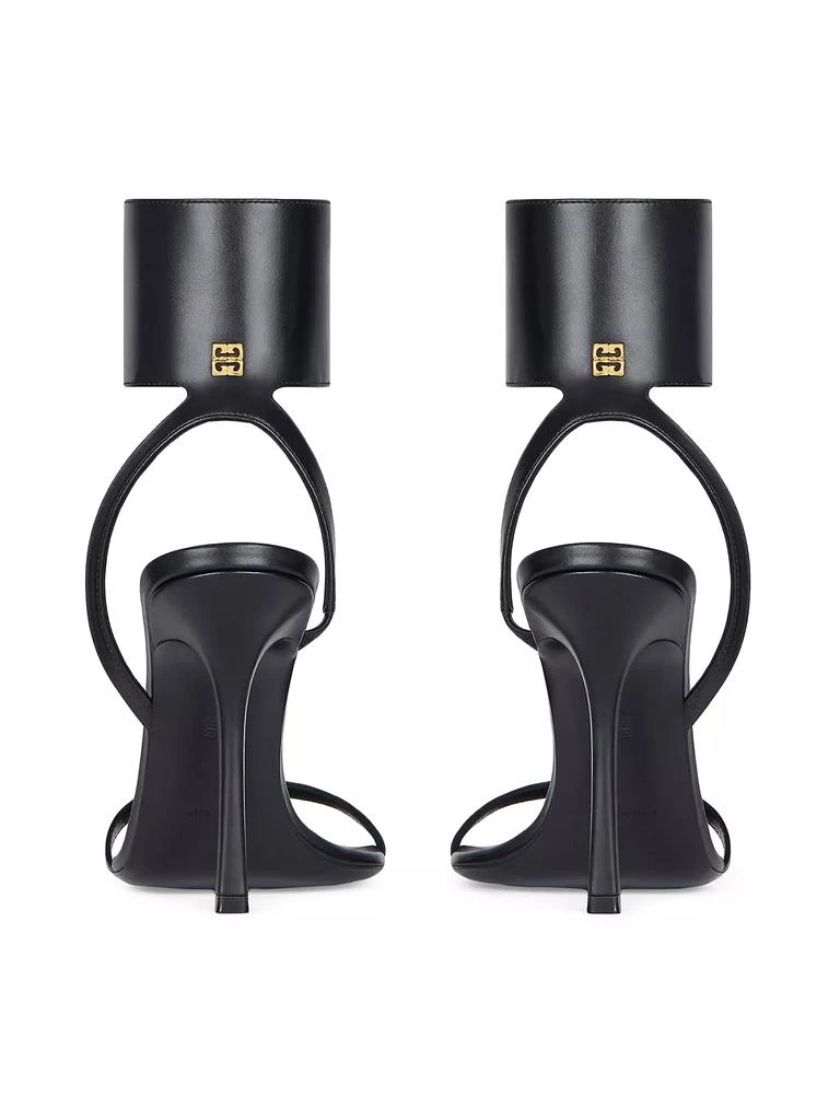 Givenchy 4G Liquid Lace-Up Heeled Sandals 4