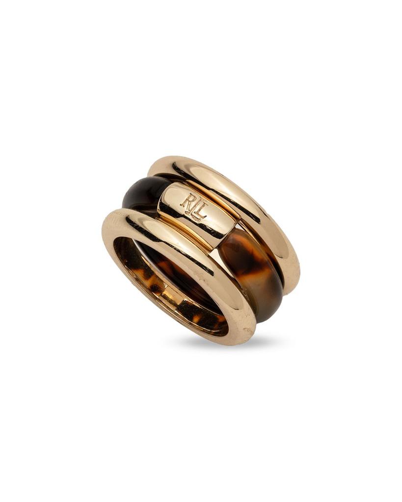 輝い Ralph Lauren Tortoise Logo Ring - Free Shipping - BeyondStyle アクセサリー