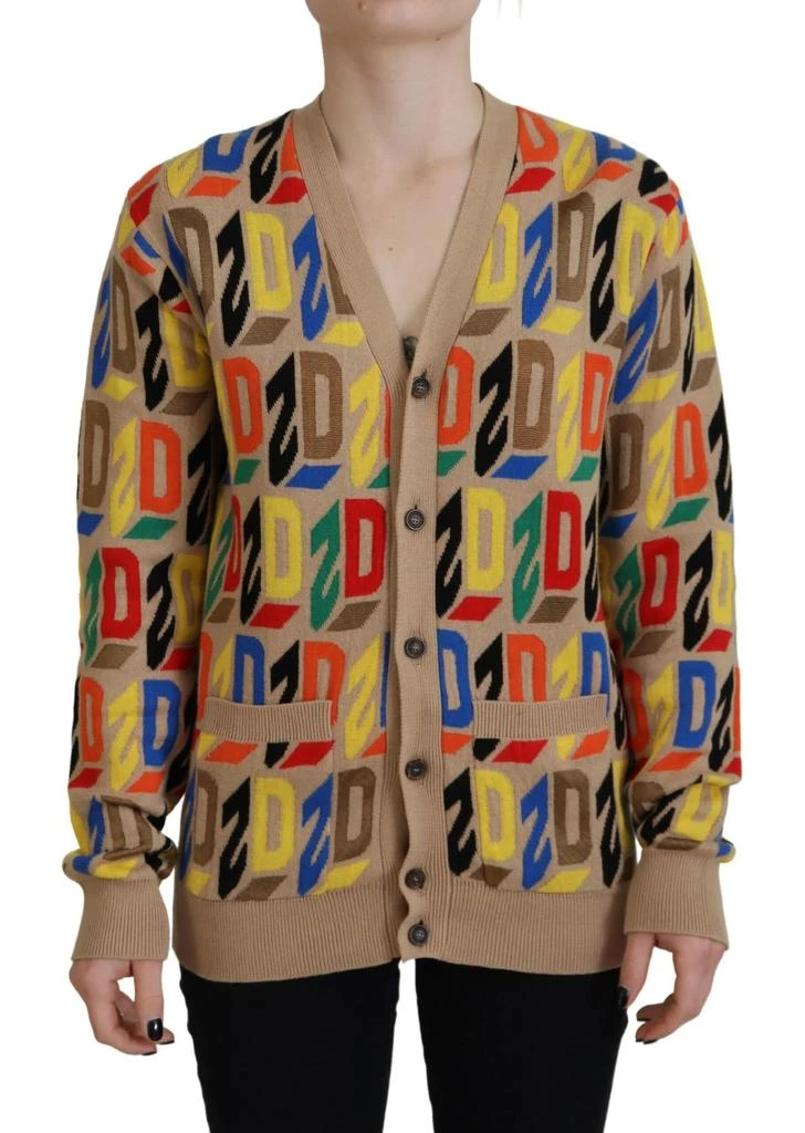 DSQUARED2 Dsquared² Logo Long Sleeve Women Cardigan Women
s Sweater (Pre-Owned)