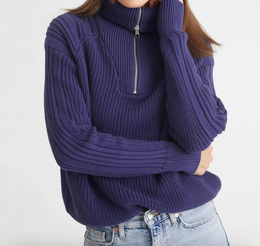 525 America 525 America - Nina 3/4 Zip Sweater 1