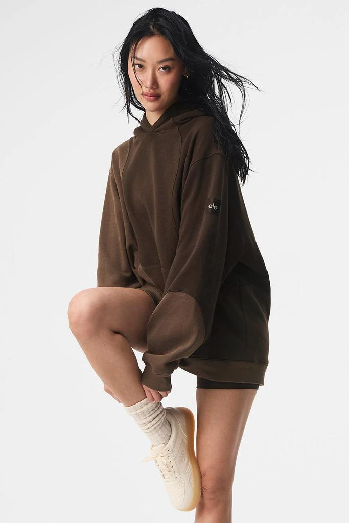 Alo Make Waves Hoodie - Espresso Tonal 4