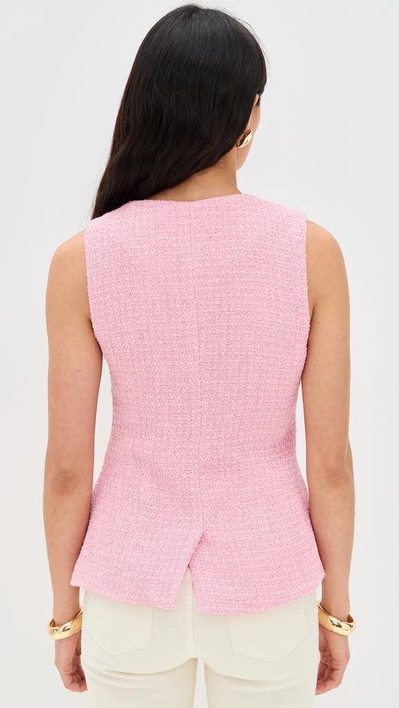 Endless Rose Tweed Buttoned Long Split Top 2