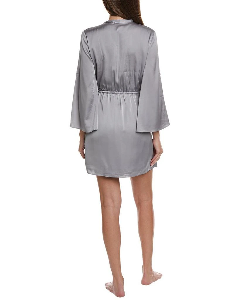 Flora Nikrooz Solid Luxe Woven Wrap Robe 2