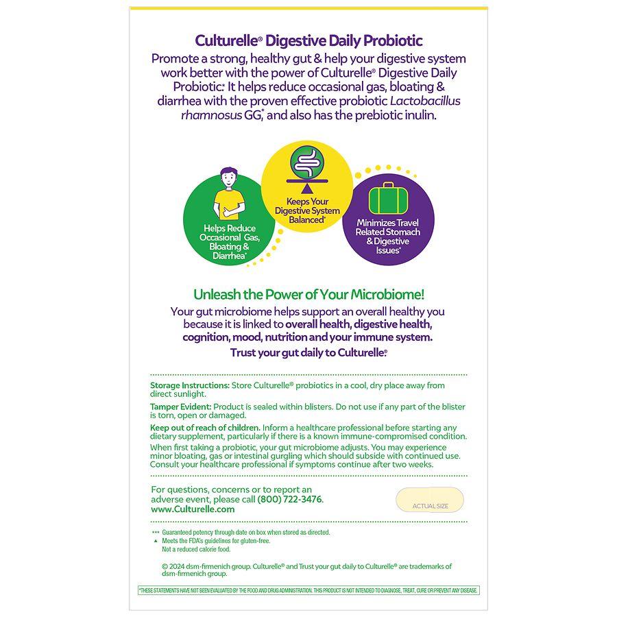 Culturelle Daily Probiotic Capsules for Men and Women