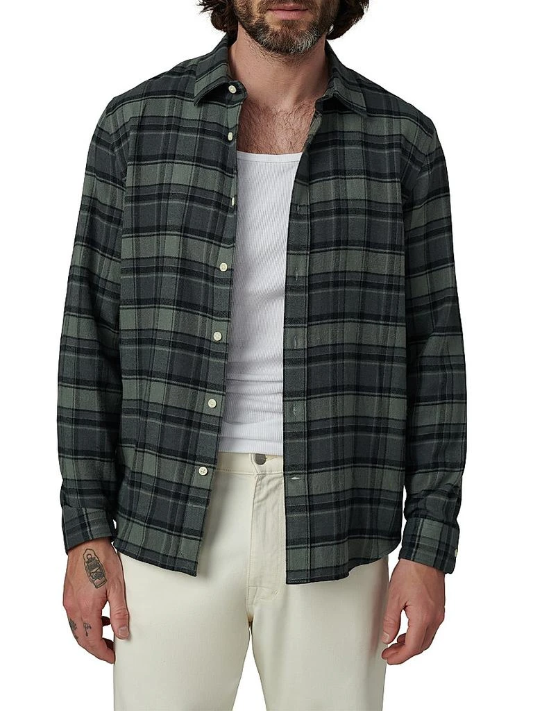 Joe's Jeans Check Cotton-Blend Flannel Shirt 3