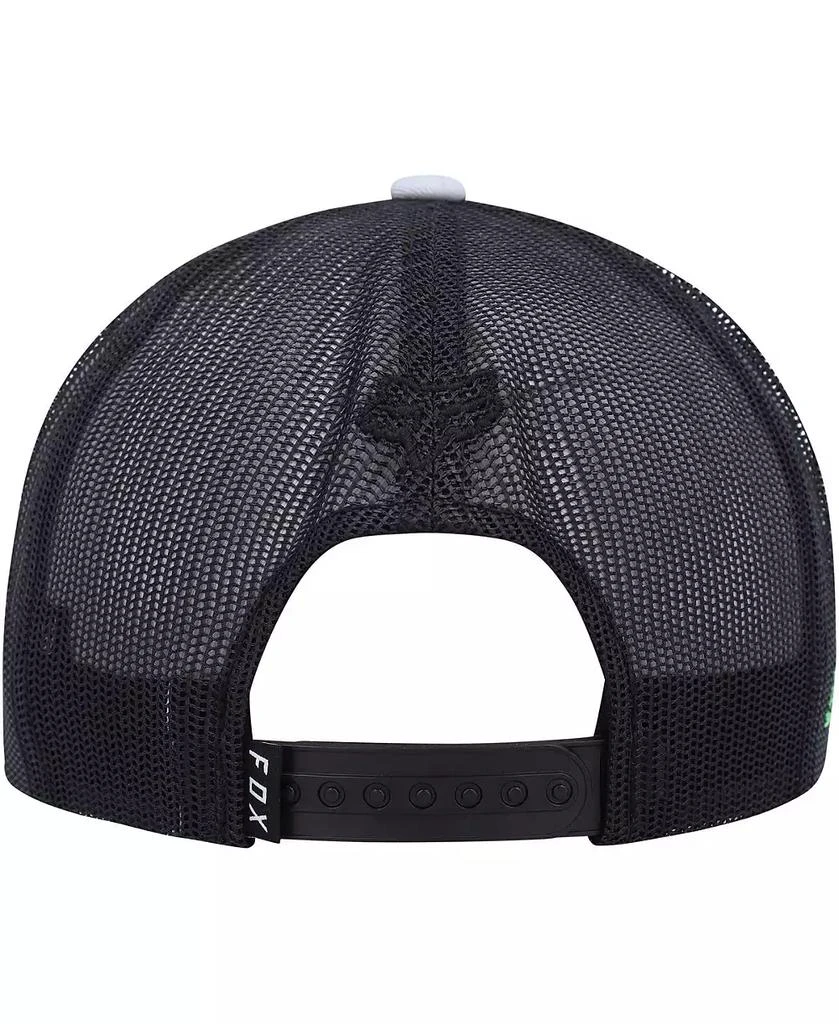 Fox x Kawasaki Men's Gray/Black Snapback Hat 4