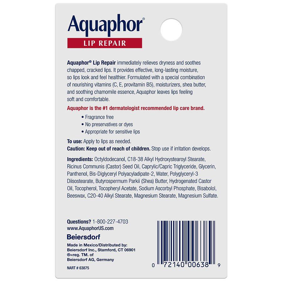 Aquaphor Lip Repair Fragrance Free