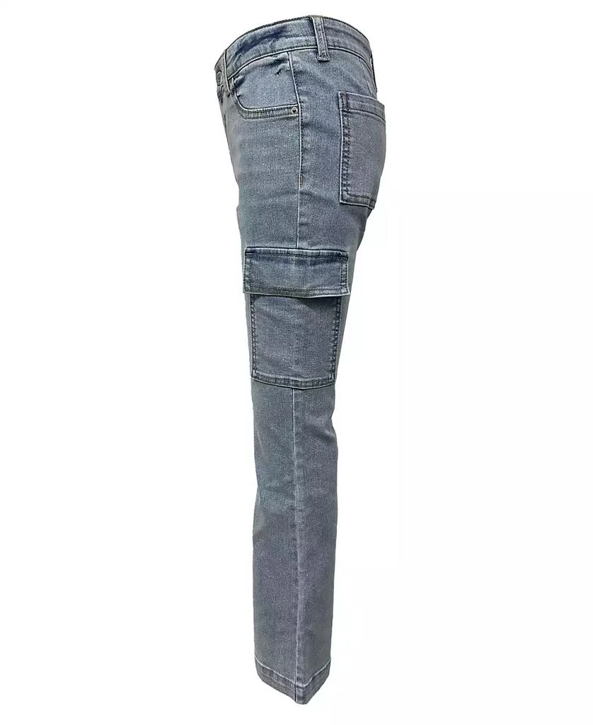 Imperial Star Girls Cargo Flare Denim Jean 3
