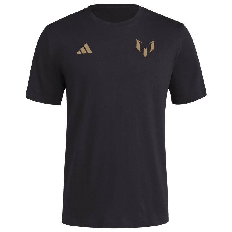 adidas adidas Messi Name and Number Gold T-Shirt - Men's