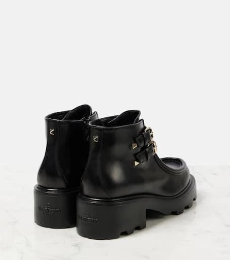 Valentino Rockstud leather ankle boots 2