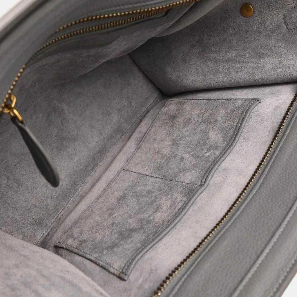 Celine Celine Gray Leather Micro Luggage Tote Bag 9