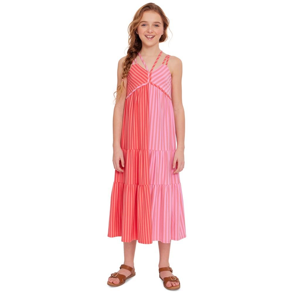 Bonnie Jean Big Girls Sleeveless Striped Maxi Dress