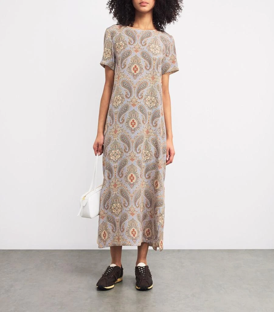Weekend Max Mara Silk Paisley Midi Dress 2