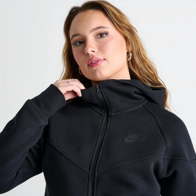 womens black tech fleece