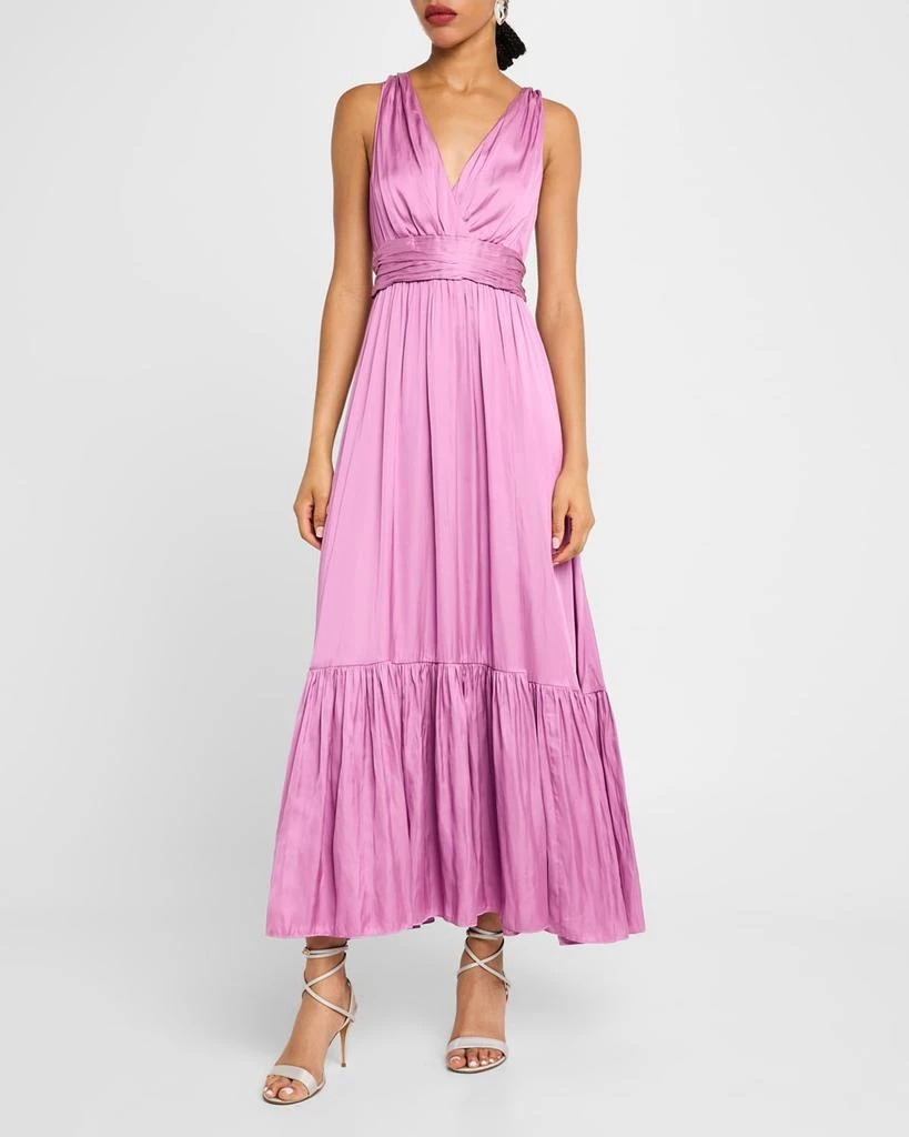 Kobi Halperin Ashton Sleeveless Ruched Maxi Dress 2