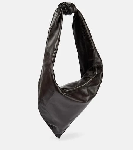 Lemaire Bandana leather shoulder bag 4