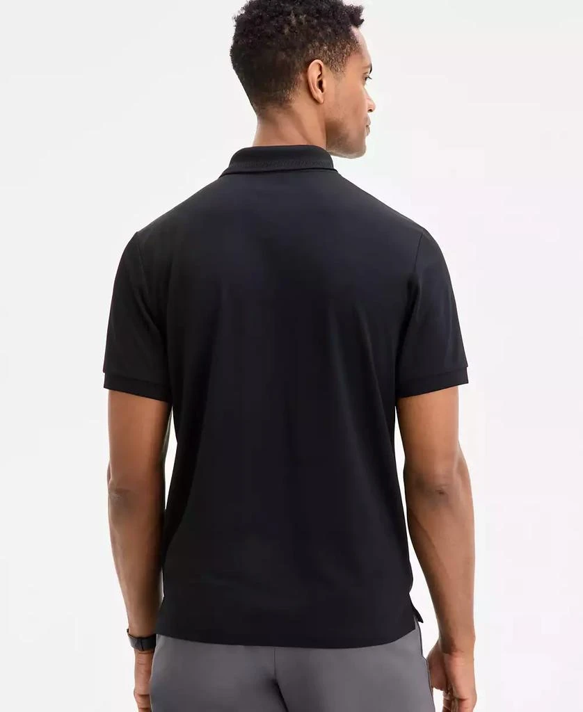 Alfani Men's Ottoman Short Sleeve Textured Quarter-Zip Polo Shirt, Exclusively at Macy's 2