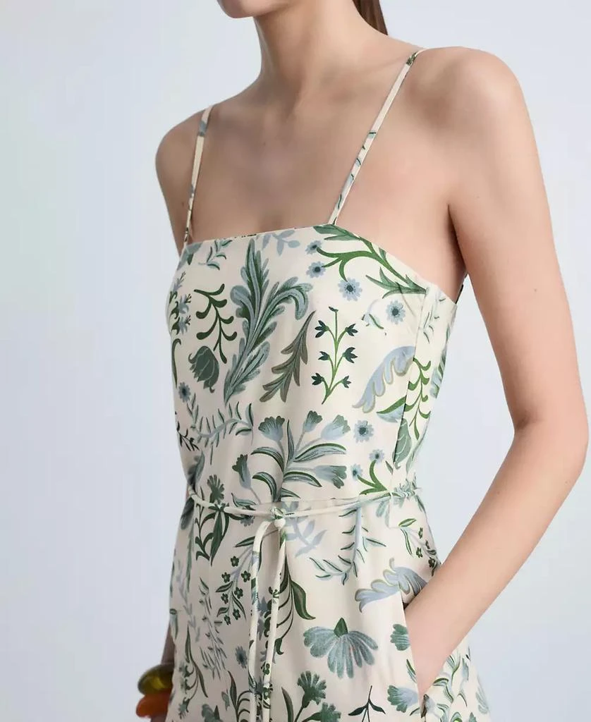 Mango Women's Printed Bow Jumpsuit 6