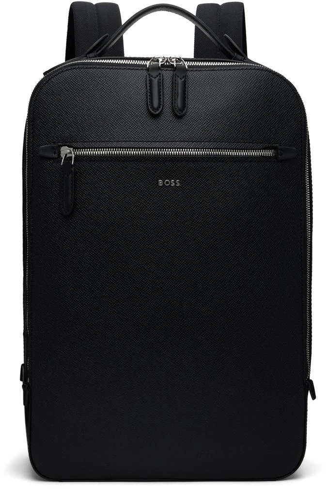 Hugo Boss Black Leather Backpack 1