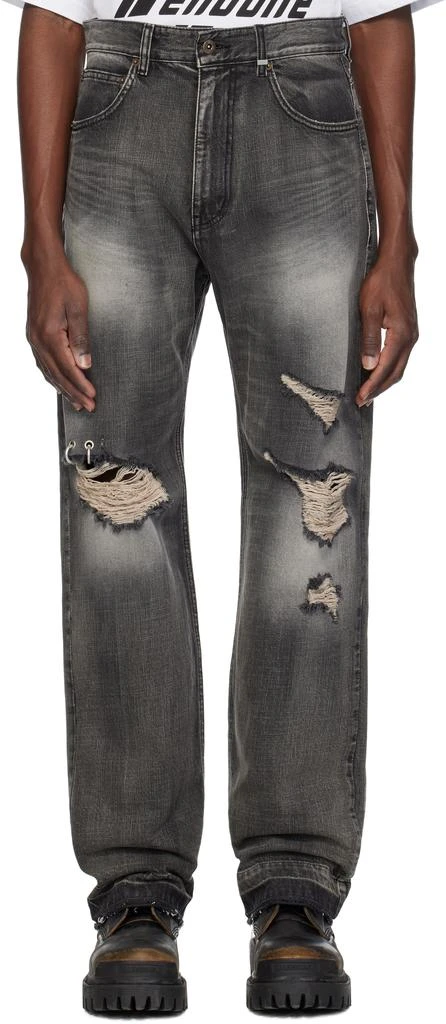 We11done Black Distressed Jeans 1