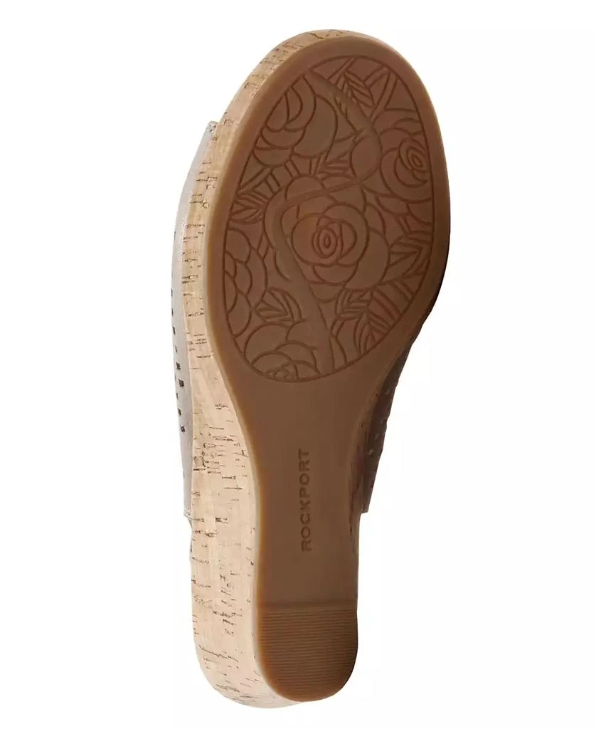 Rockport Women's Briah Perf Sling Wedge Sandals 5