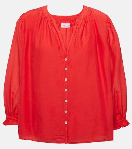 Velvet Mel cotton and silk shirt 1