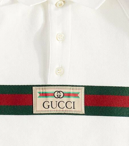Gucci Cotton-blend piqué polo shirt 3