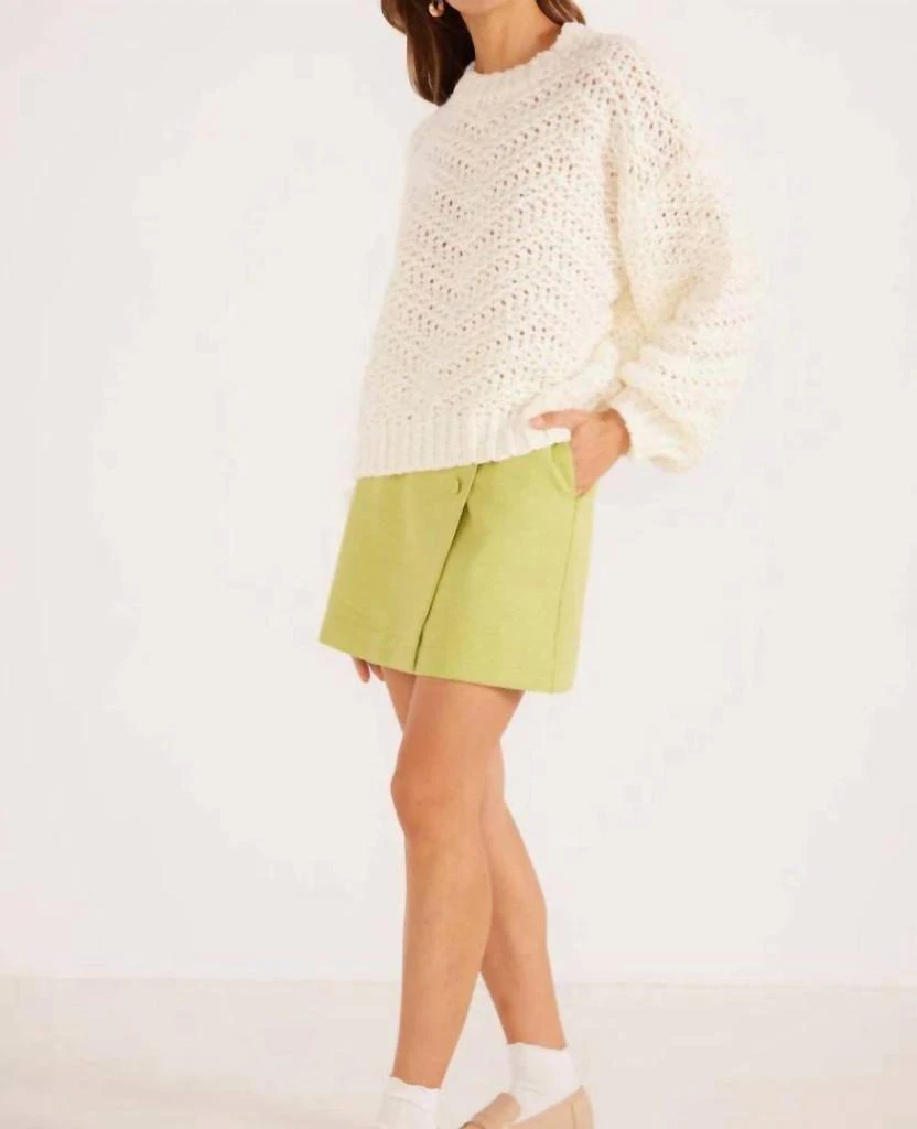 Minkpink Minkpink - Luna Zig Zag Knit Jumper 5