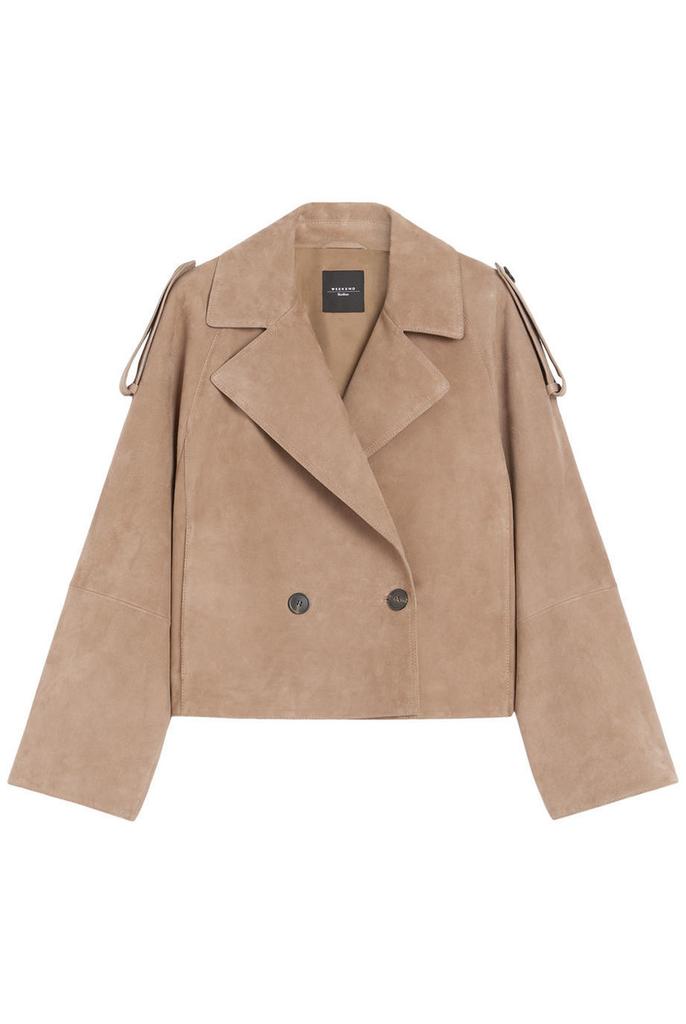 Weekend Max Mara Biglia Beige Short Trench – On Sale Now