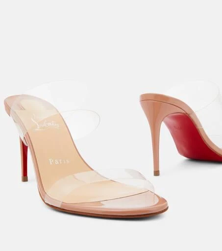 Christian Louboutin Just Nothing 85 TPU sandals 5