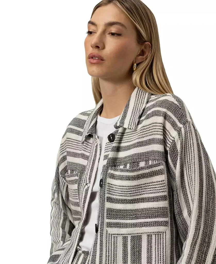 Sanctuary Women's Shoreside Cotton Button-Front Jacket 4