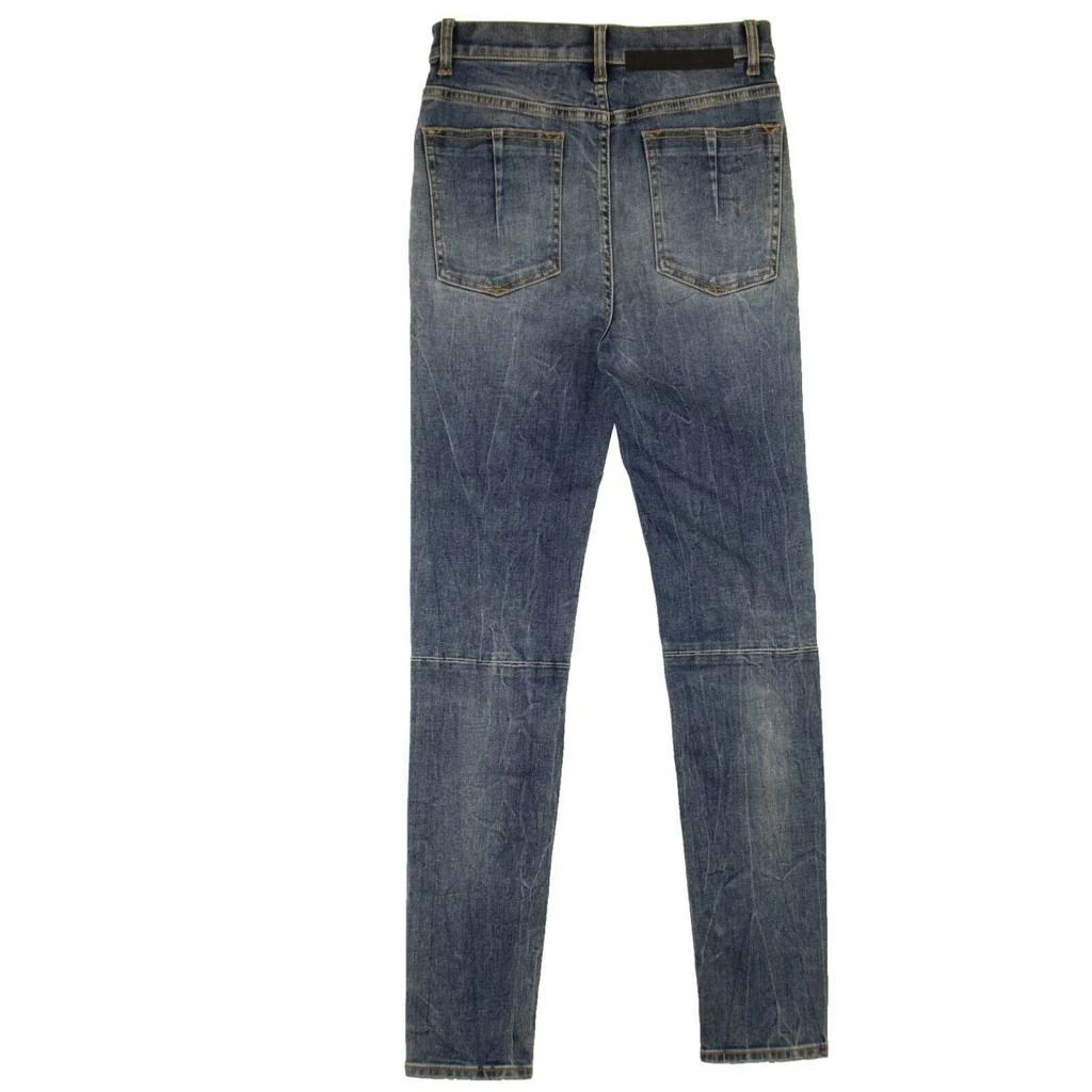 Unravel Project Triple Zip Skinny Fit Jeans - Blue 2