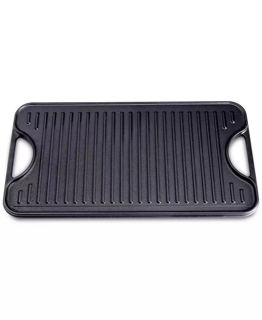 Victoria Cast Iron Large Reversible 18.5" x 10" Rectangular Griddle 5