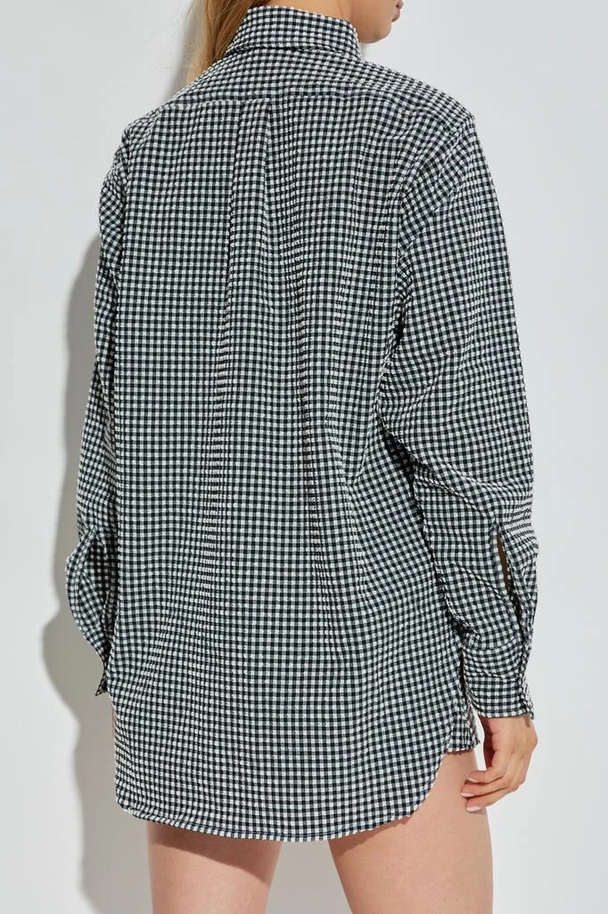 Hunza G Shirt with a check pattern 4