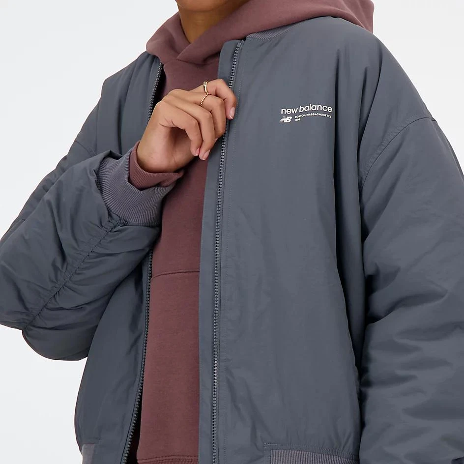 New Balance Linear Heritage Woven Bomber Jacket 2