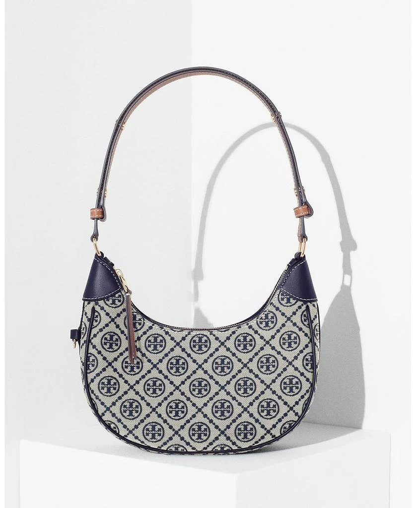 Tory Burch T Monogram Crescent Bag 5
