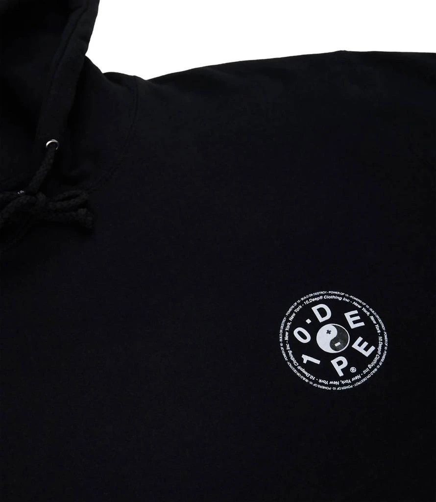 10.DEEP Men's Rise & Fall Hoodie In Black 3
