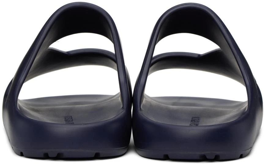 Bottega Veneta Navy Band Slides 2