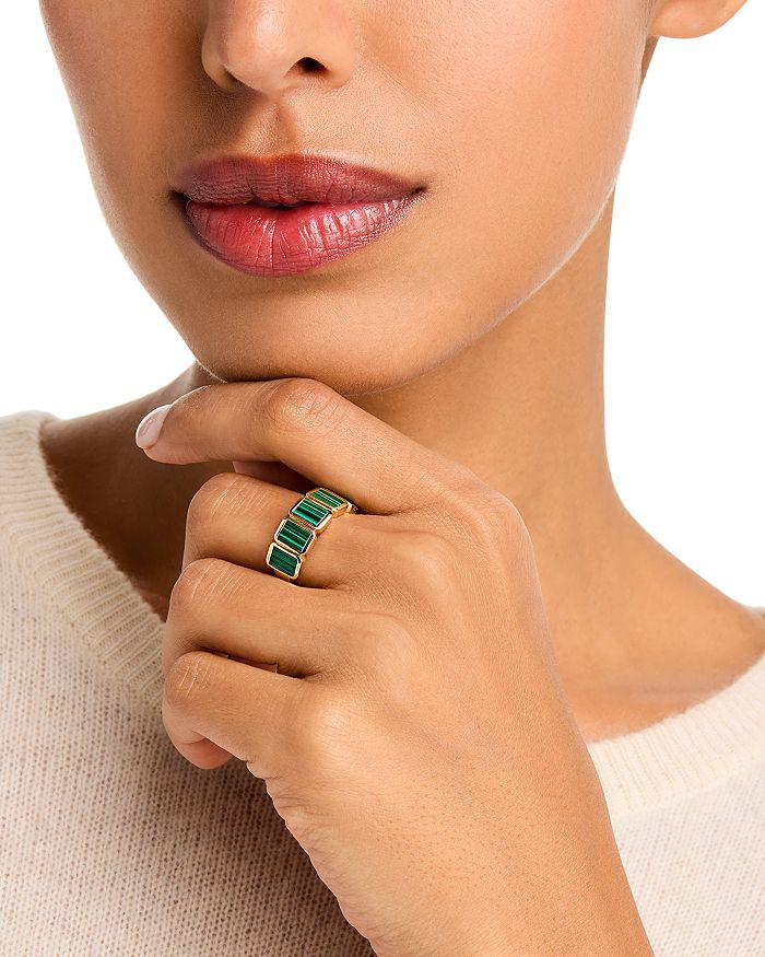 Bloomingdale's Fine Collection Malachite Ring in 14K Yellow Gold