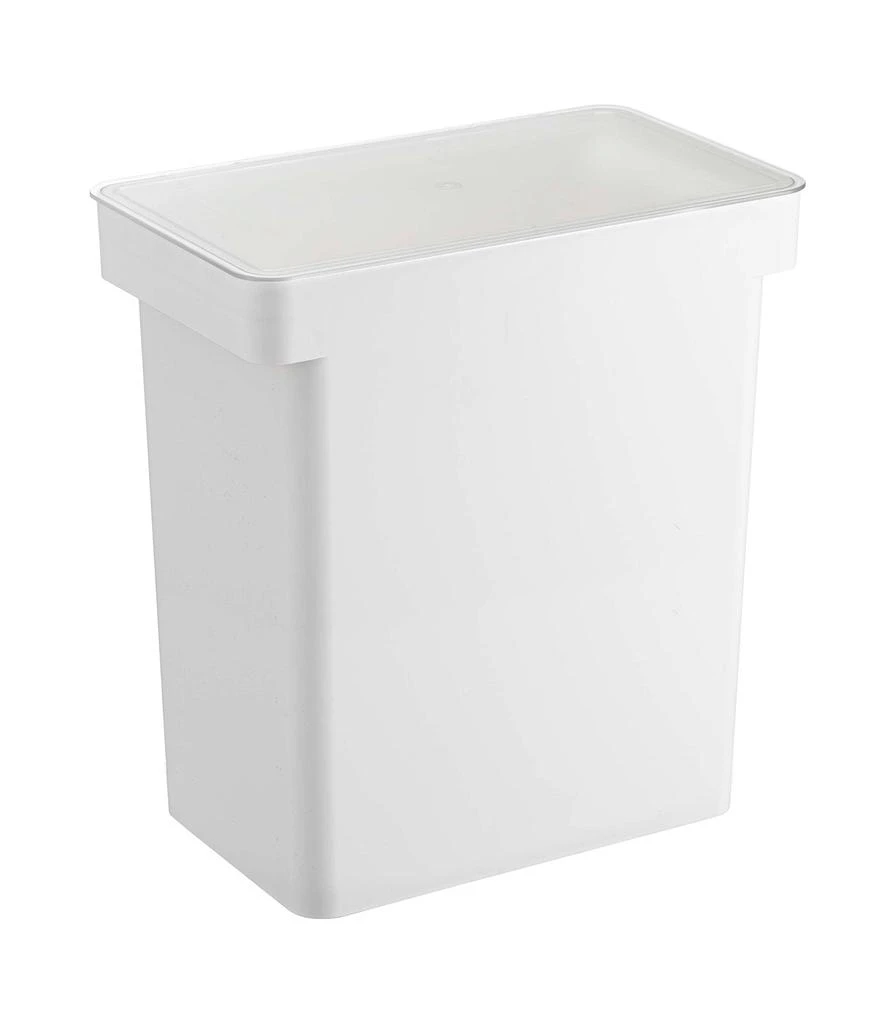 Yamazaki Home Rolling Airtight Pet Food Container (25 lbs.), Polypropylene, Extra Large, 6.6 gallons, 25 liters, Airtight, Wheels, No Assembly 1