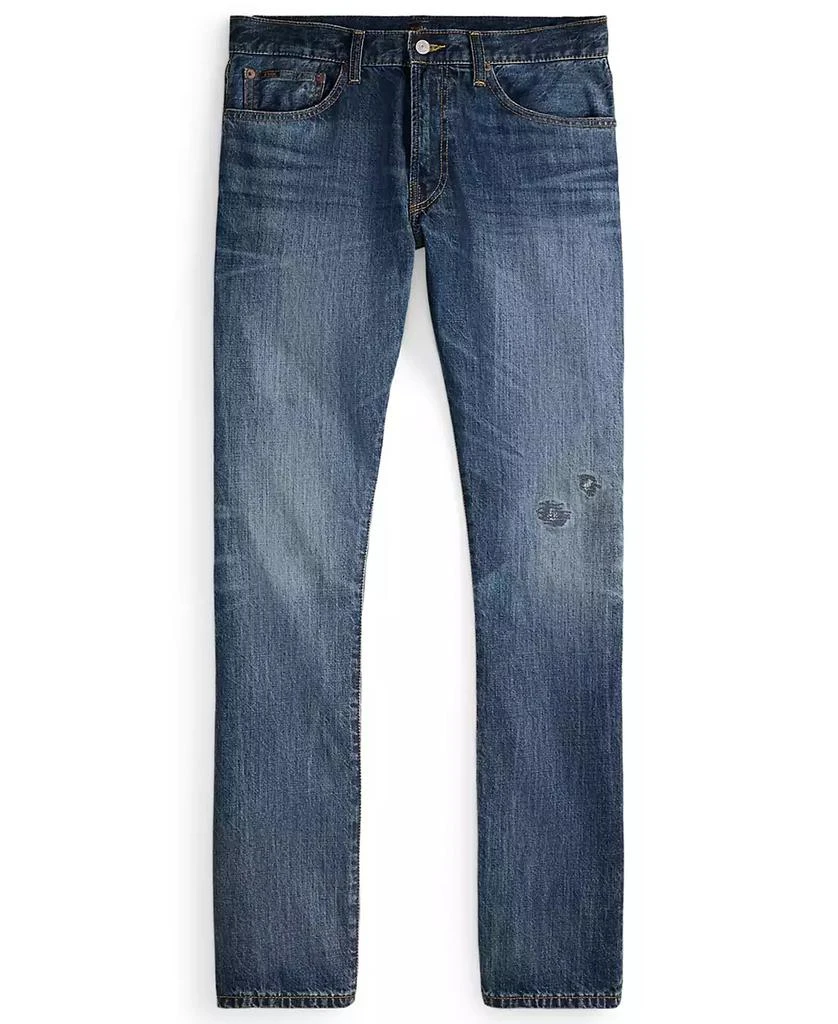 Ralph Lauren Men's Varick Slim Straight Distressed Jeans 4