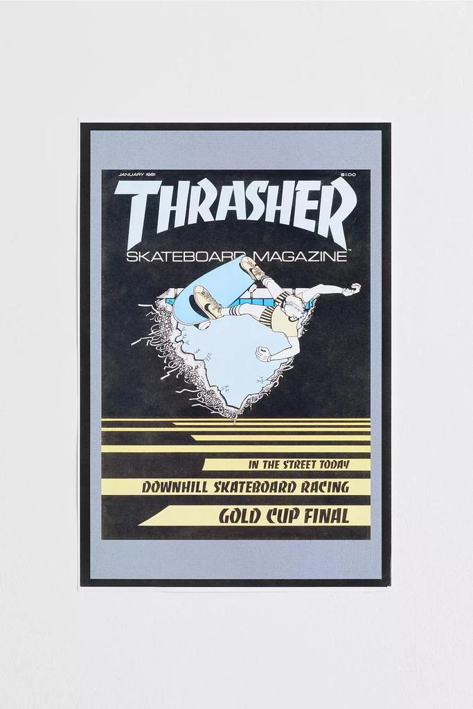 Urban Outfitters Thrasher Cover January 1981 Poster 2