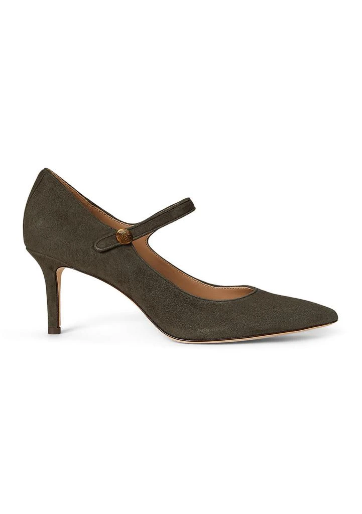 Ralph Lauren Lanette Suede Mary Jane Pumps 2