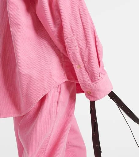 Acne Studios Face cotton corduroy overshirt 6