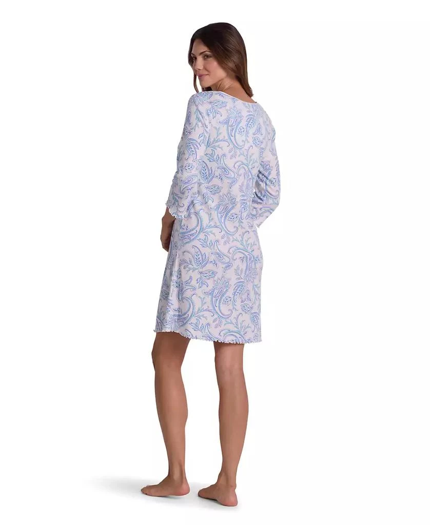 Miss Elaine Women
s Long-Sleeve Printed Sleepwear Nightgown 3