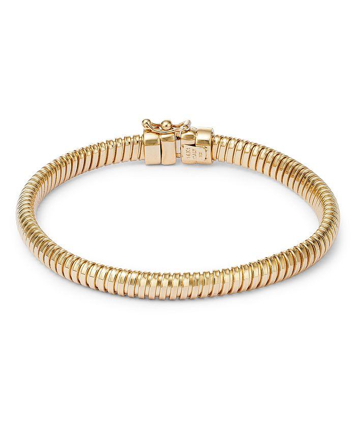 Alberto Amati 14K Yellow Gold Tubogas Link Bracelet