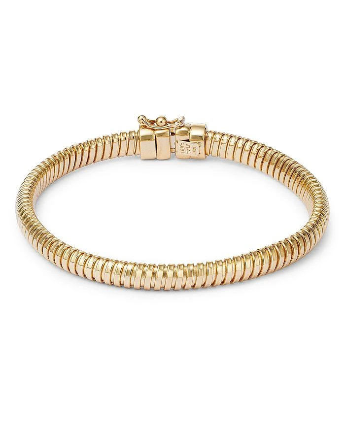 Alberto Amati 14K Yellow Gold Tubogas Link Bracelet 1
