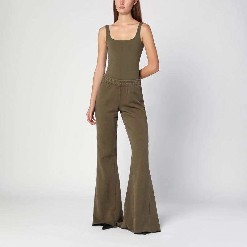Entire Studios Organic cotton military green bodysuit 2