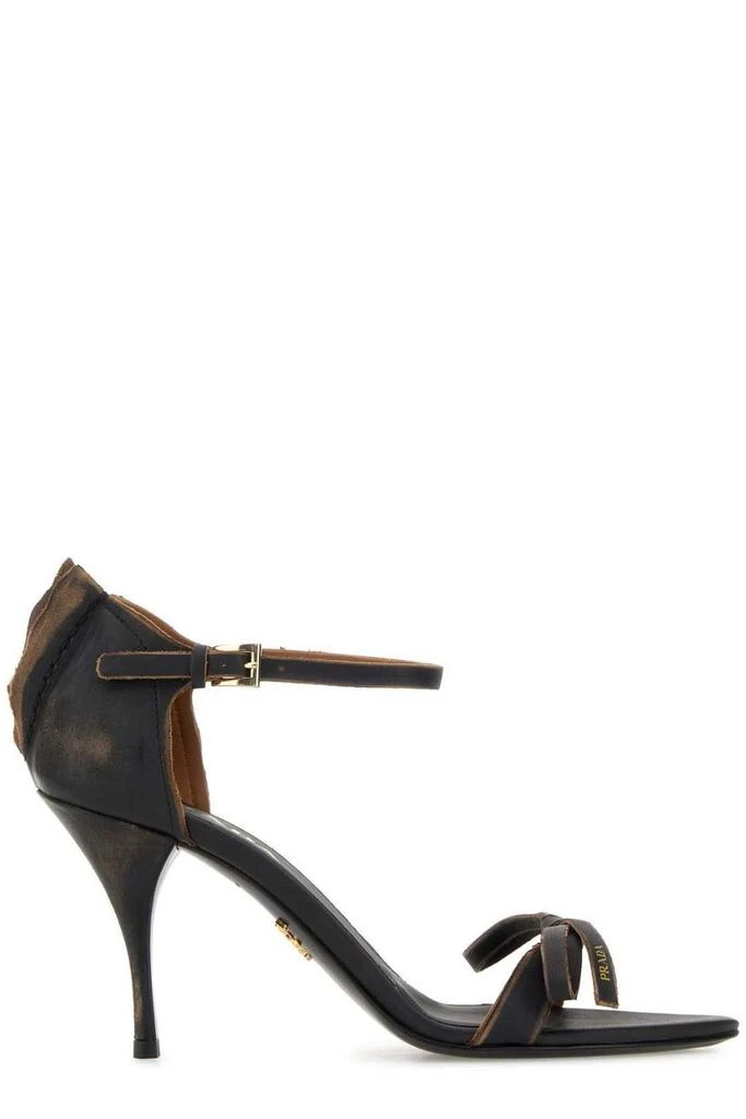 Prada Prada Bow Detailed Heeled Sandals 1